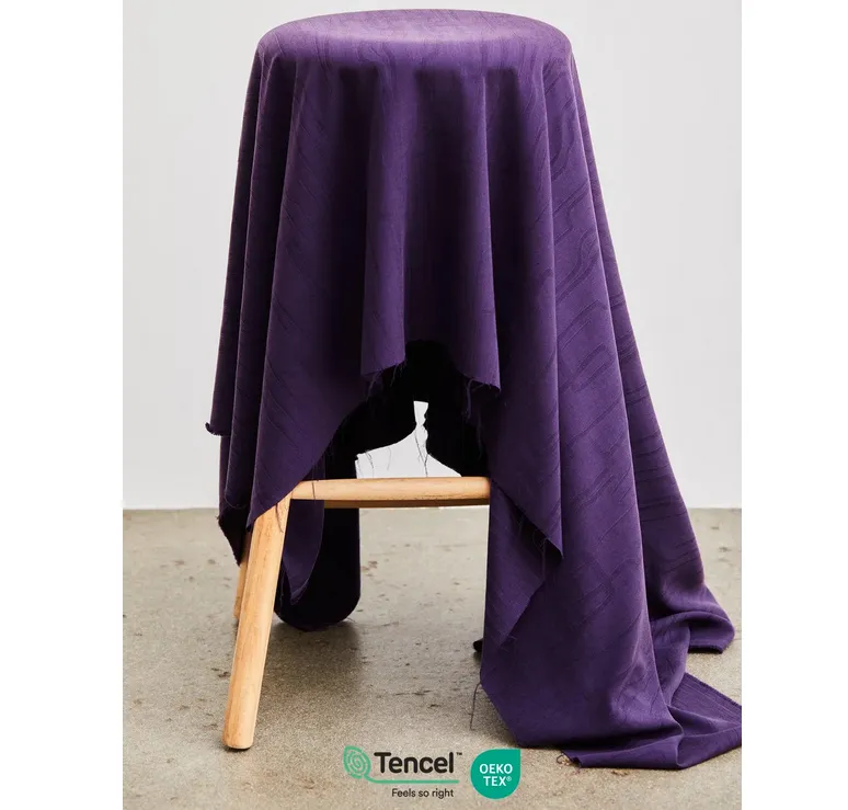 Jacquard paars kleur 'purple night'  - Meet Milk